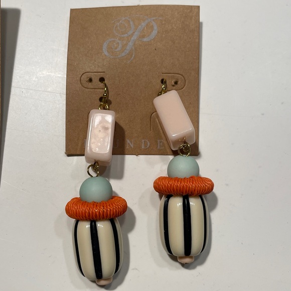 4 Colorful Earring Set with Beads and Tassels by PLUNDER 4/$40 - Picture 6 of 6